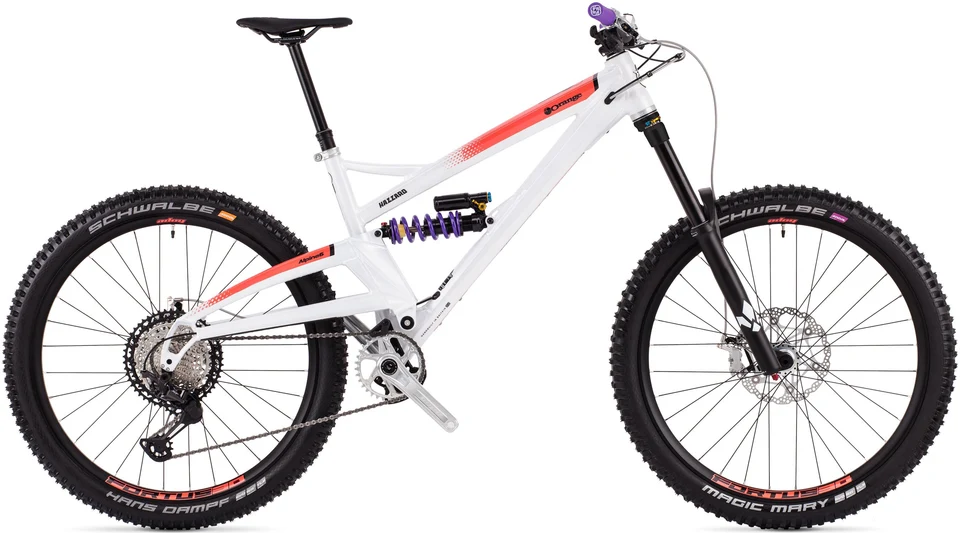 Orange Alpine 6 Hazzard bicycle, 2020 model