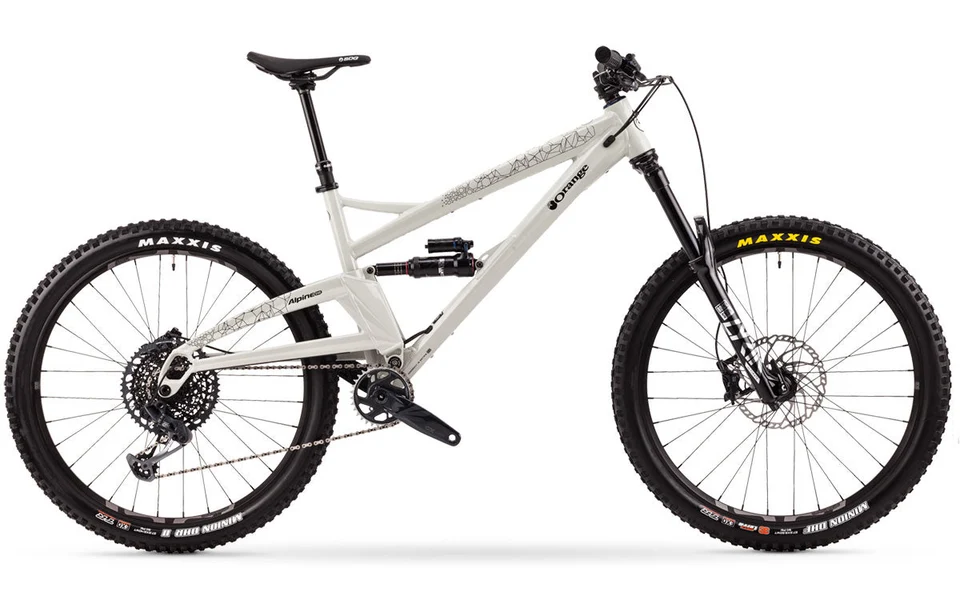 Orange Alpine Evo RS bicycle, 2022 model