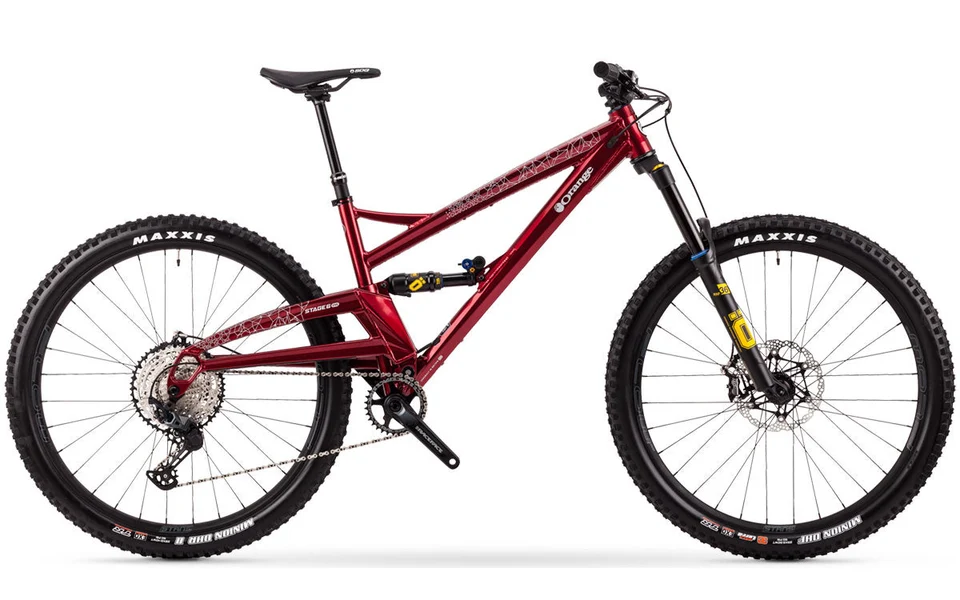 Orange Stage 6 Evo SE bicycle, 2022 model