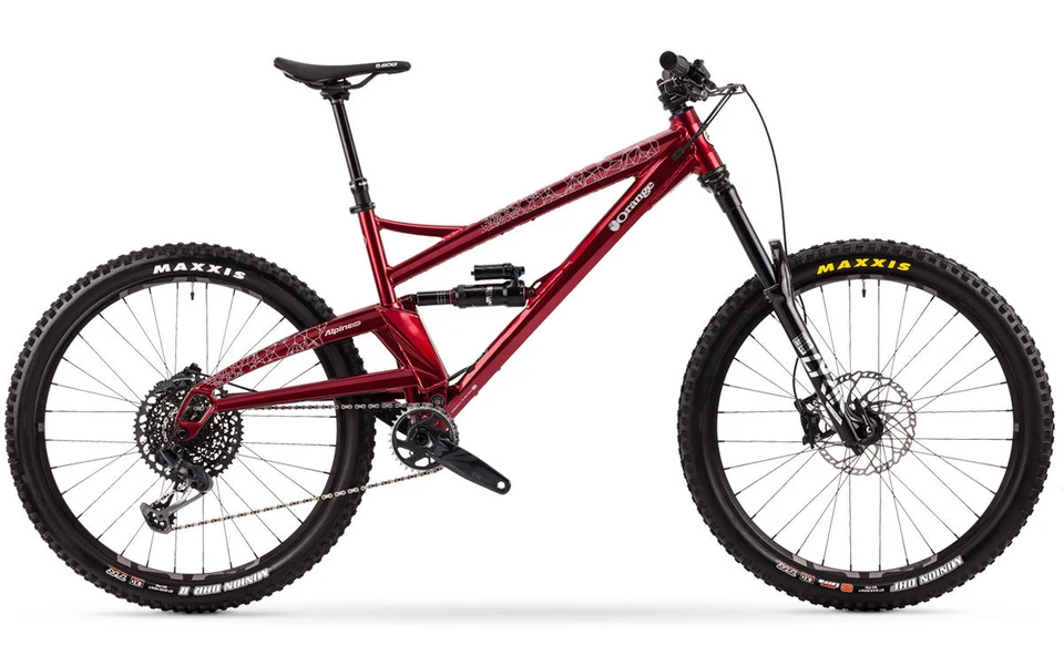 Orange Alpine Evo RS bicycle, 2023 model