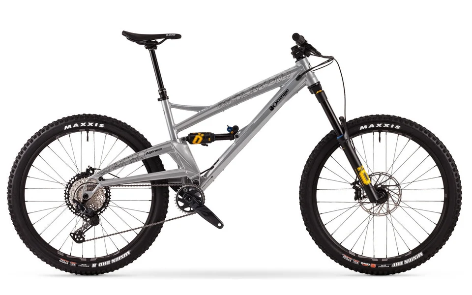 Orange Alpine Evo SE bicycle, 2023 model